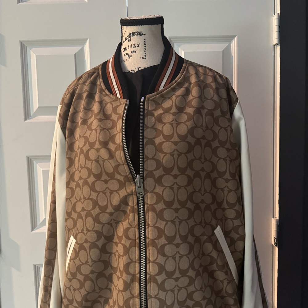 Coach Reversible Floral Print Signature Souvenir Jacket - Picture 4 of 15